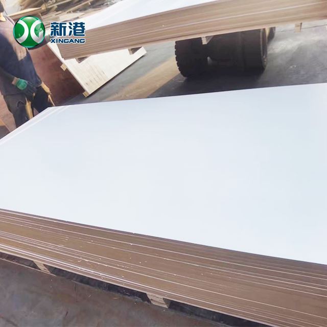 Melamine Plywood Poplar Core Hardwood Core Fire Proof Wather Proof18mm