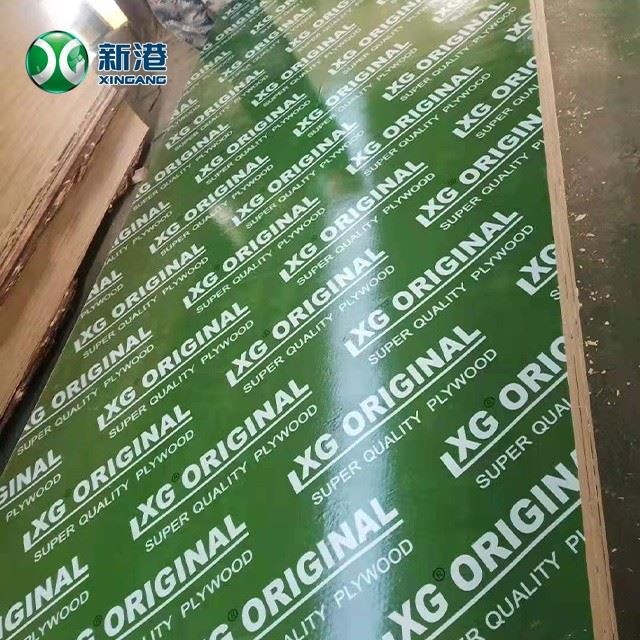 18mm High Strength Waterproof Green Film Faced PlyWood For Construction
