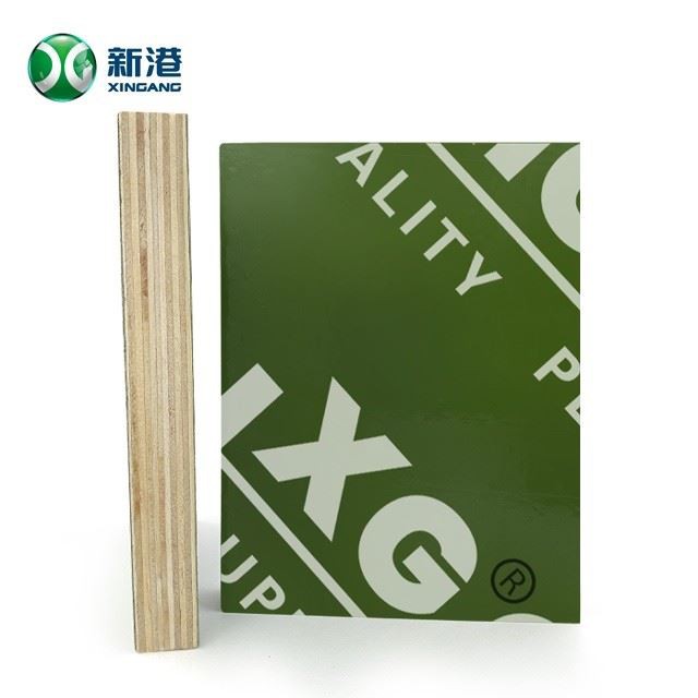 18mm High Strength Waterproof Green Film Faced PlyWood For Construction