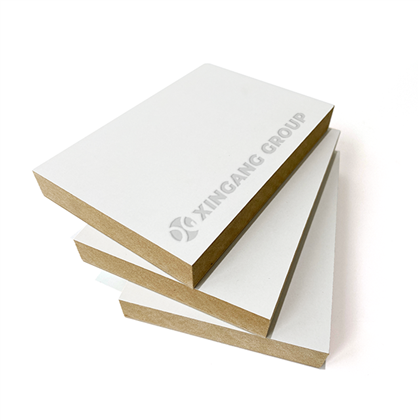 لوح جسيمات الميلامين الأبيض مقاس 16 مم وجهين لاستخدام خزائن المطبخ